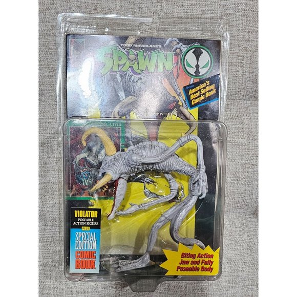New (Spawn) 1994 Violator Poseable Action Figure w/ Special‎ Edition Comic Book - Picture 1 of 2